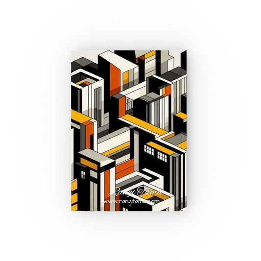 Cityscape blank hard cover journal