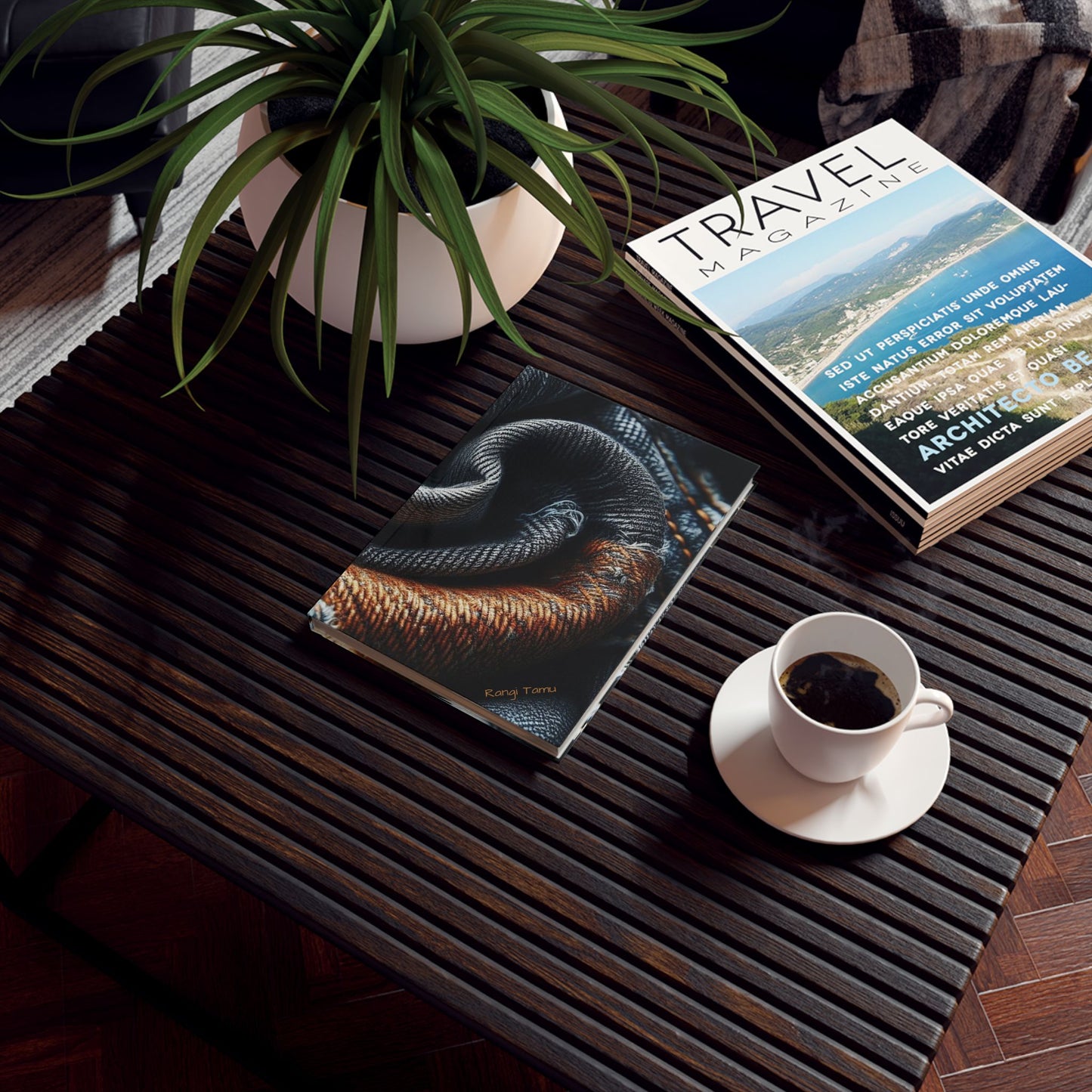 Denim print style hard backed Notebook