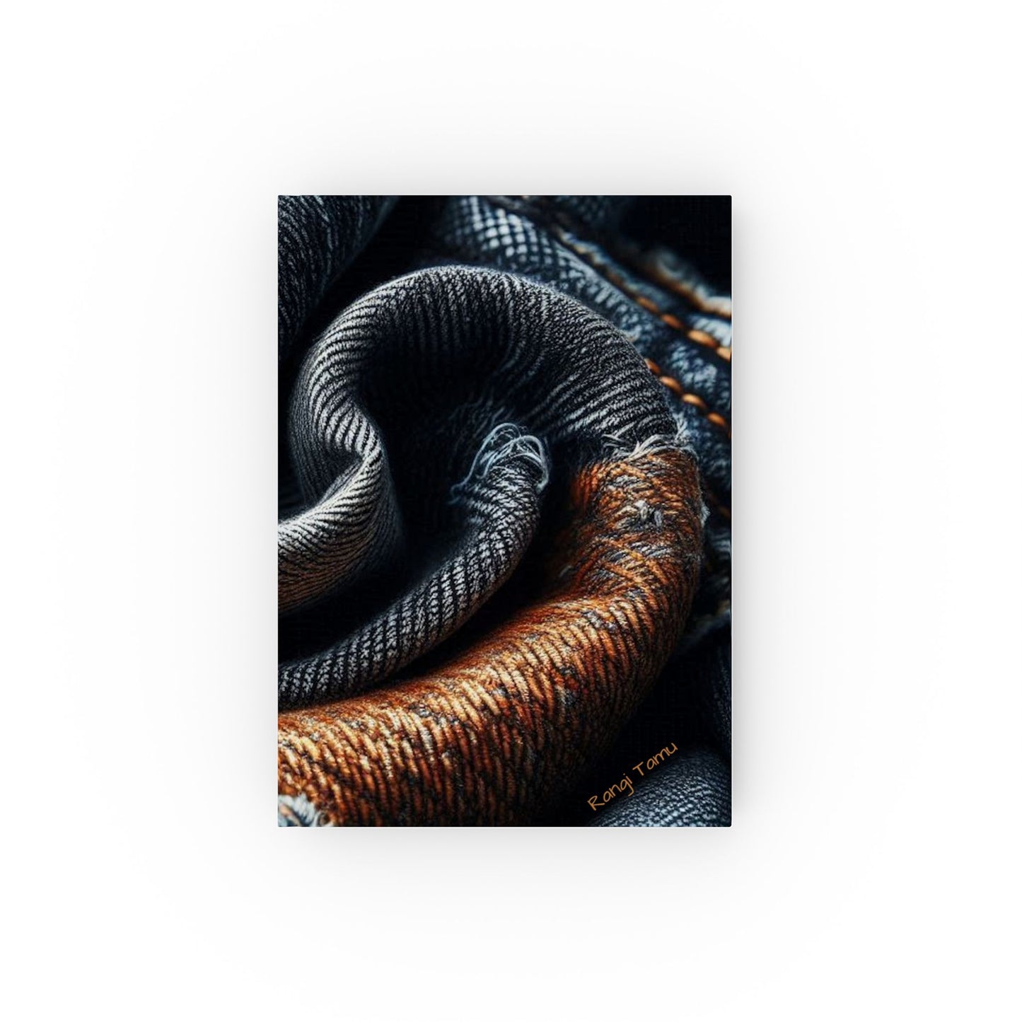 Denim print style hard backed Notebook