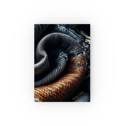 Denim print style hard backed Notebook