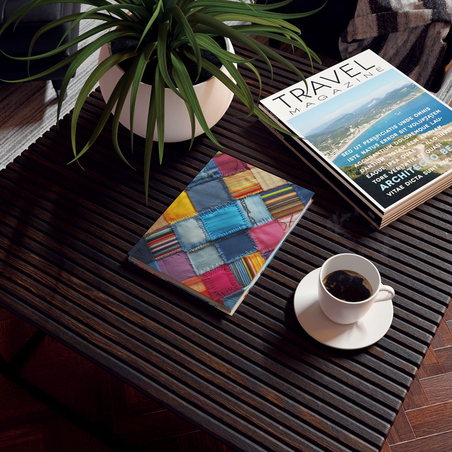 Patchwork print Notebook