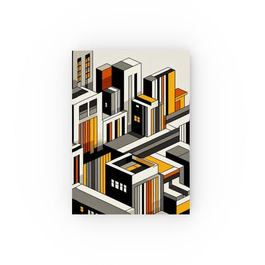 Cityscape blank hard cover journal
